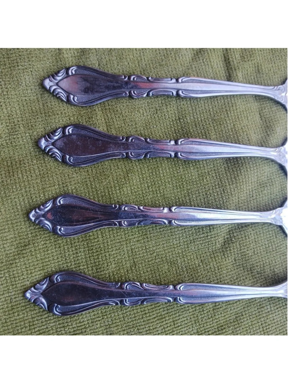 Stanley Roberts Stainless Flatware AUBERGE PATTERN 3 Salad, 1 Dinner Fork